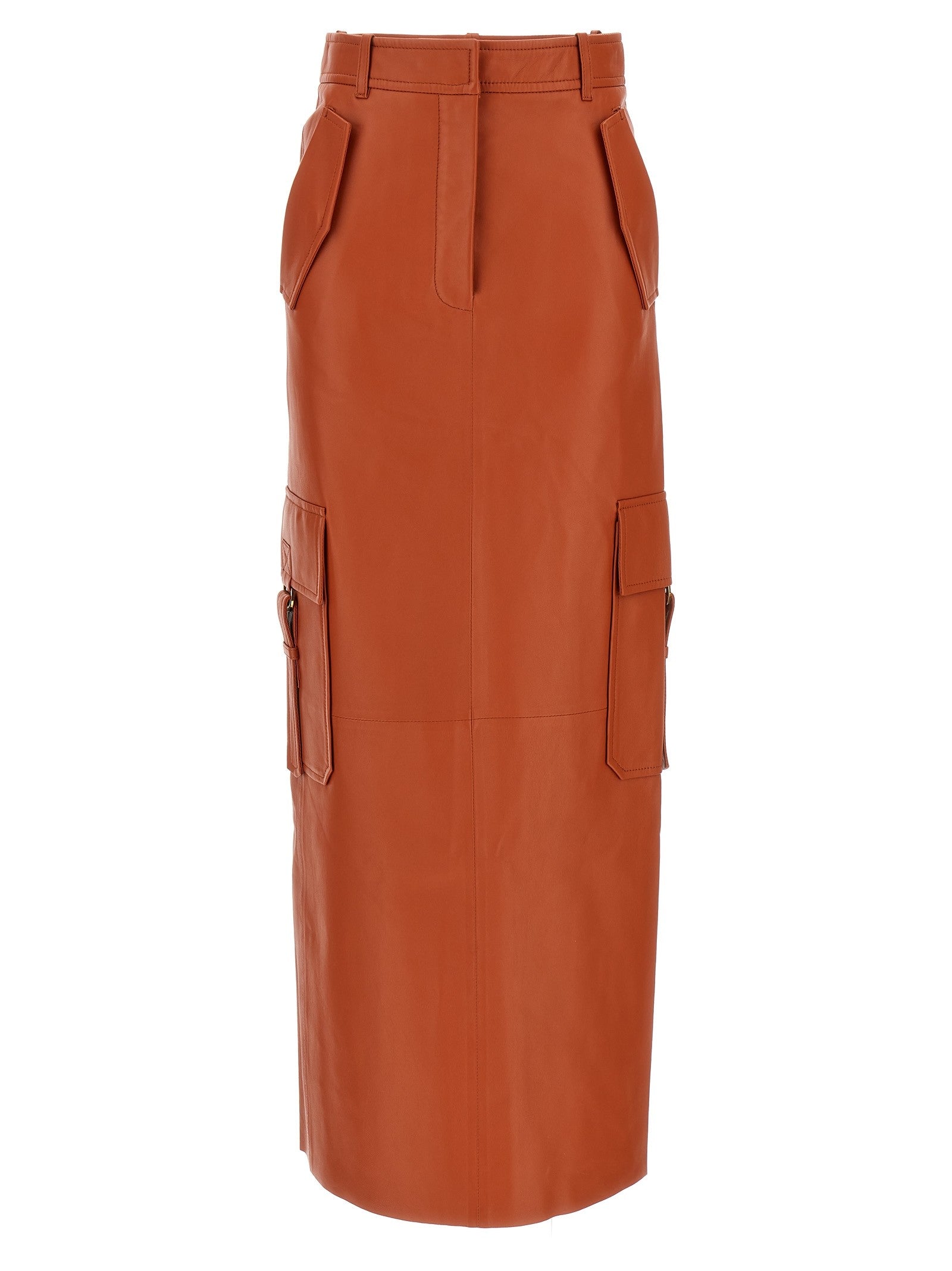 Zimmermann Illustration Midi Skirt Orange