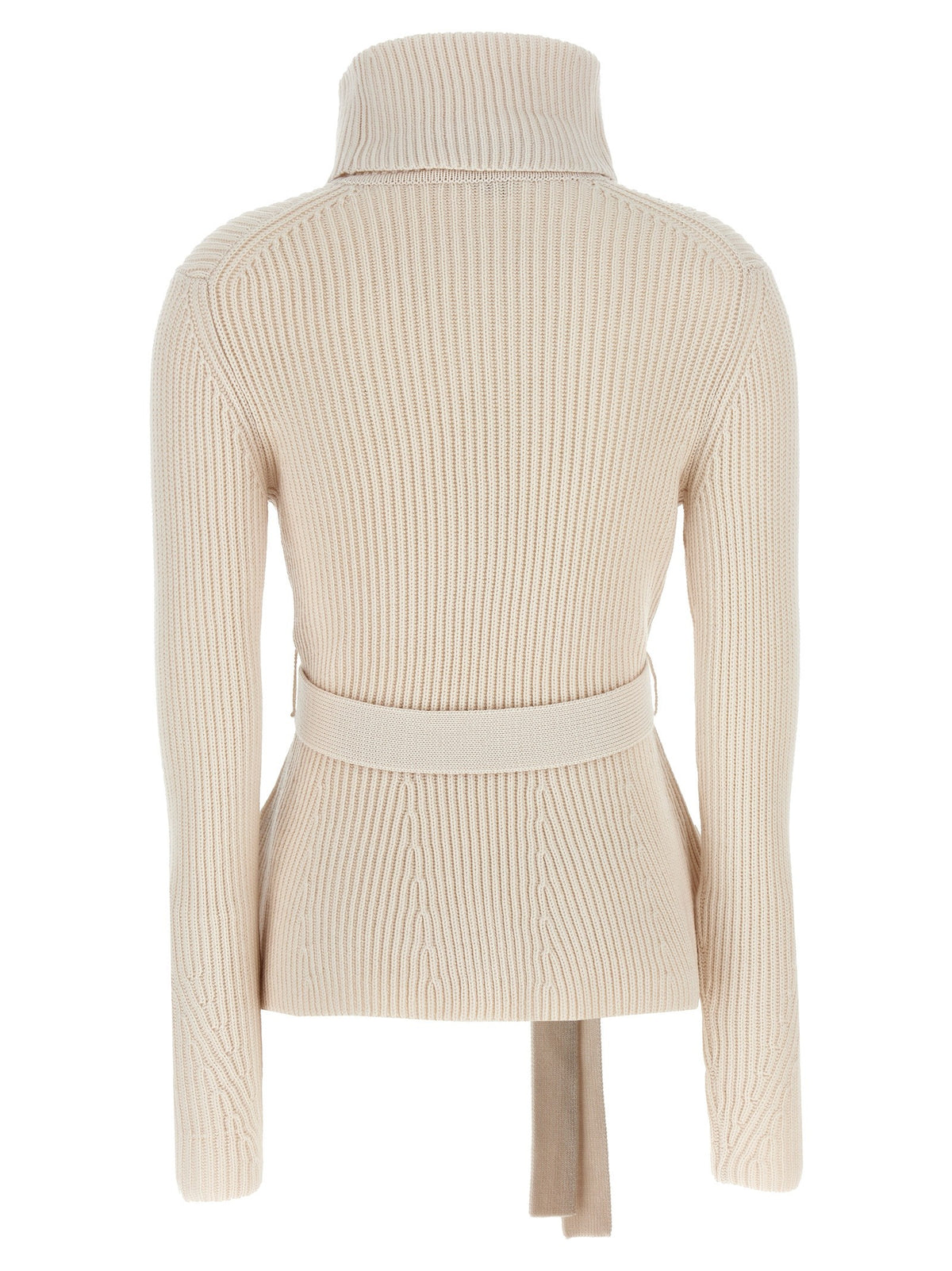 Zimmermann Illustration Peplum Sweater Beige, view 2