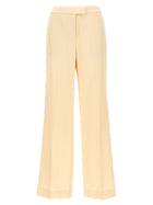 Zimmermann Illustration Straight Tux Pants Beige