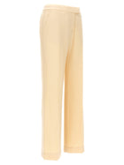 Zimmermann Illustration Straight Tux Pants Beige, view 3
