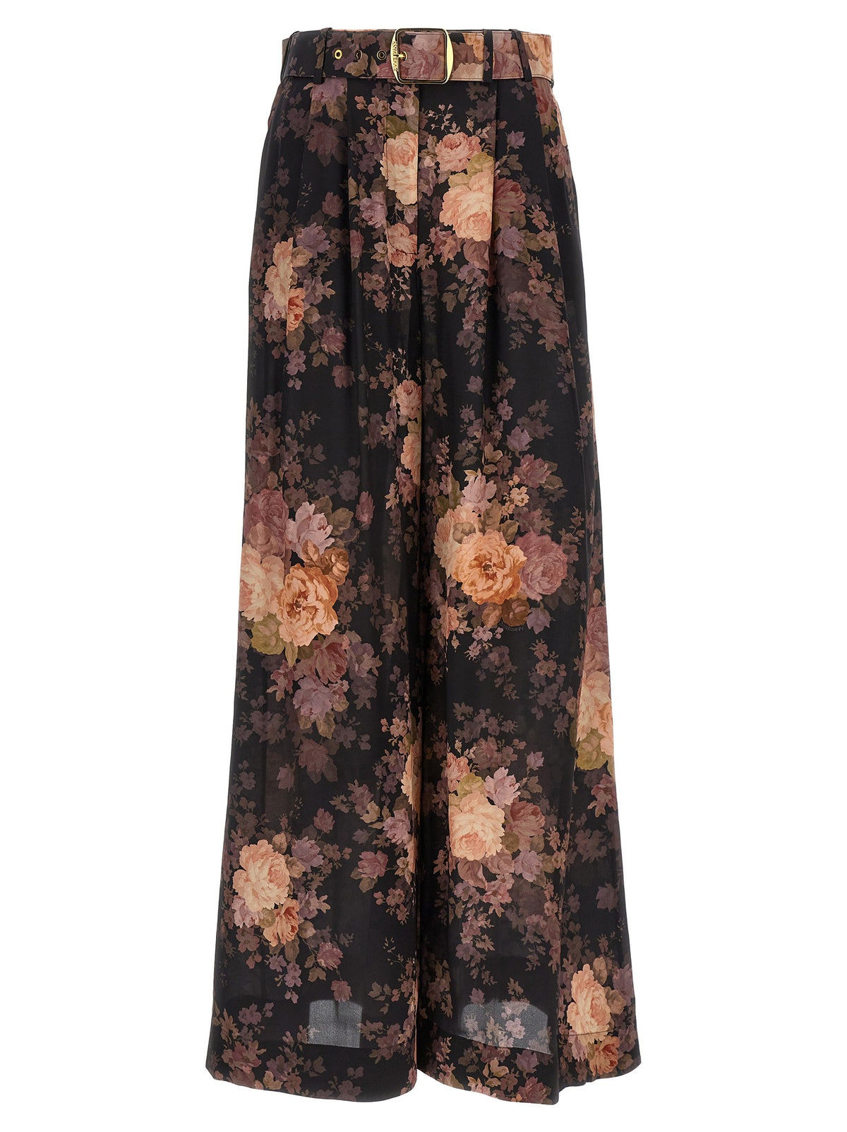 Zimmermann Illustration Tuck Pants Gold