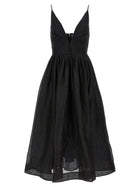Zimmermann Illustration Neck Midi Dress Black