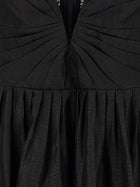 Zimmermann Illustration Neck Midi Dress Black, view 4
