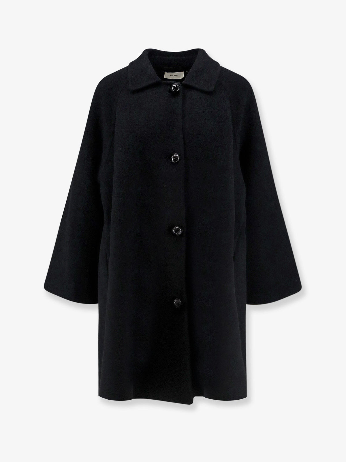 The Row Women's Ina Virgin Wool and Cashmere Coat Black