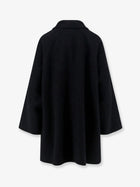 The Row Women's Ina Virgin Wool and Cashmere Coat Black