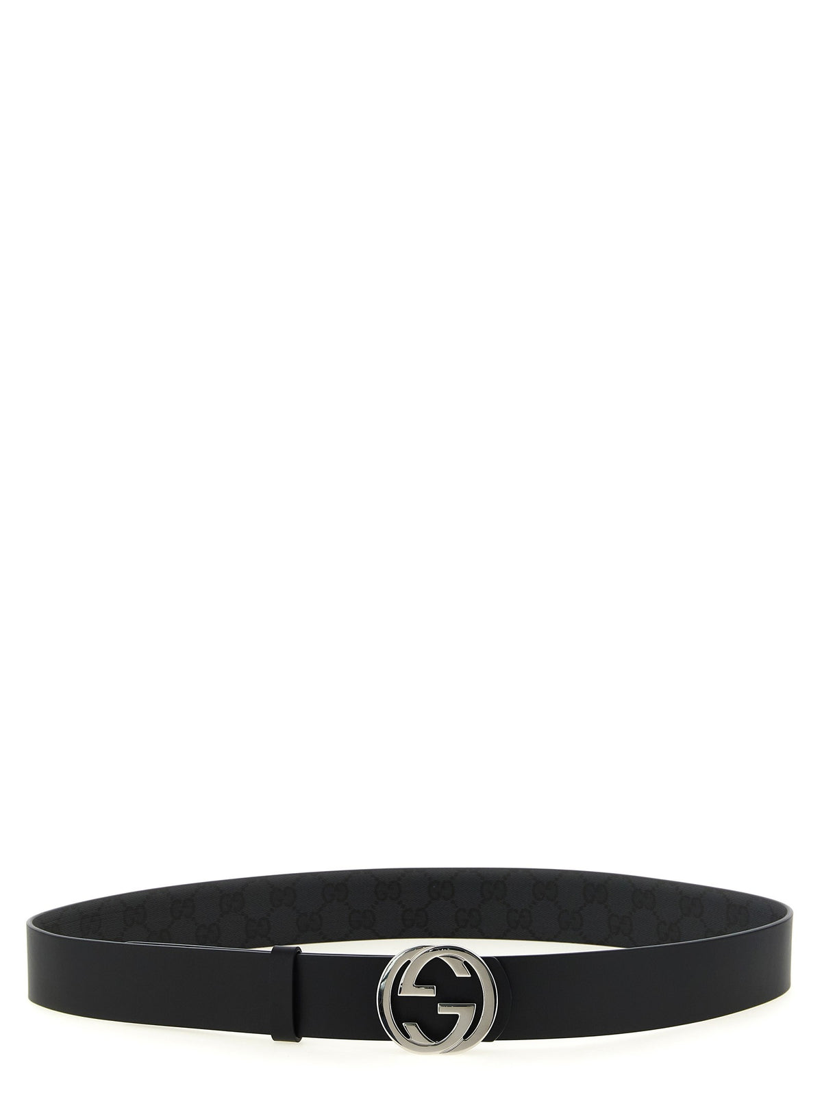 Gucci Incrocio GG Reversible Belt Black, view 2