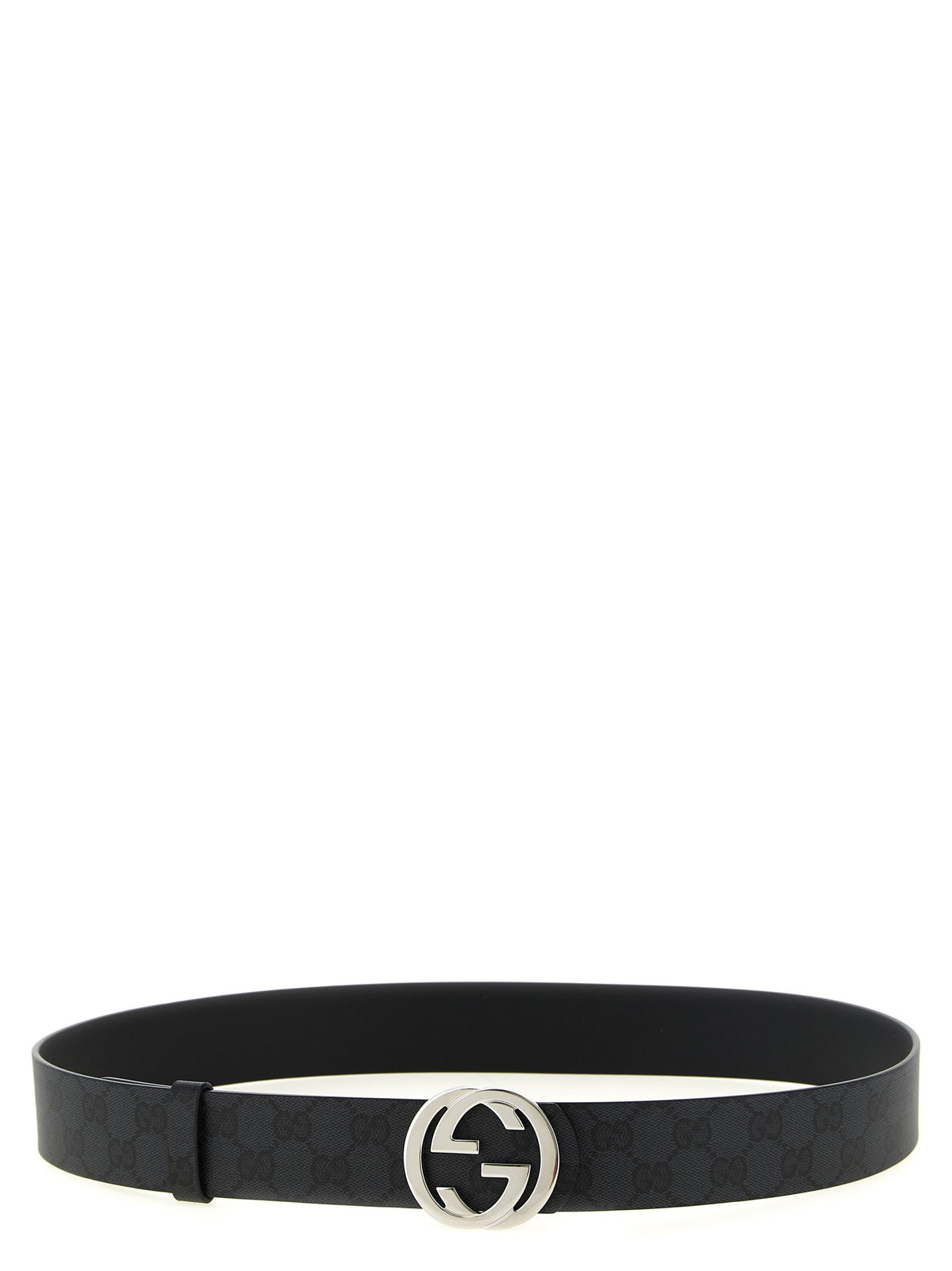 Gucci Incrocio GG Reversible Belt Black