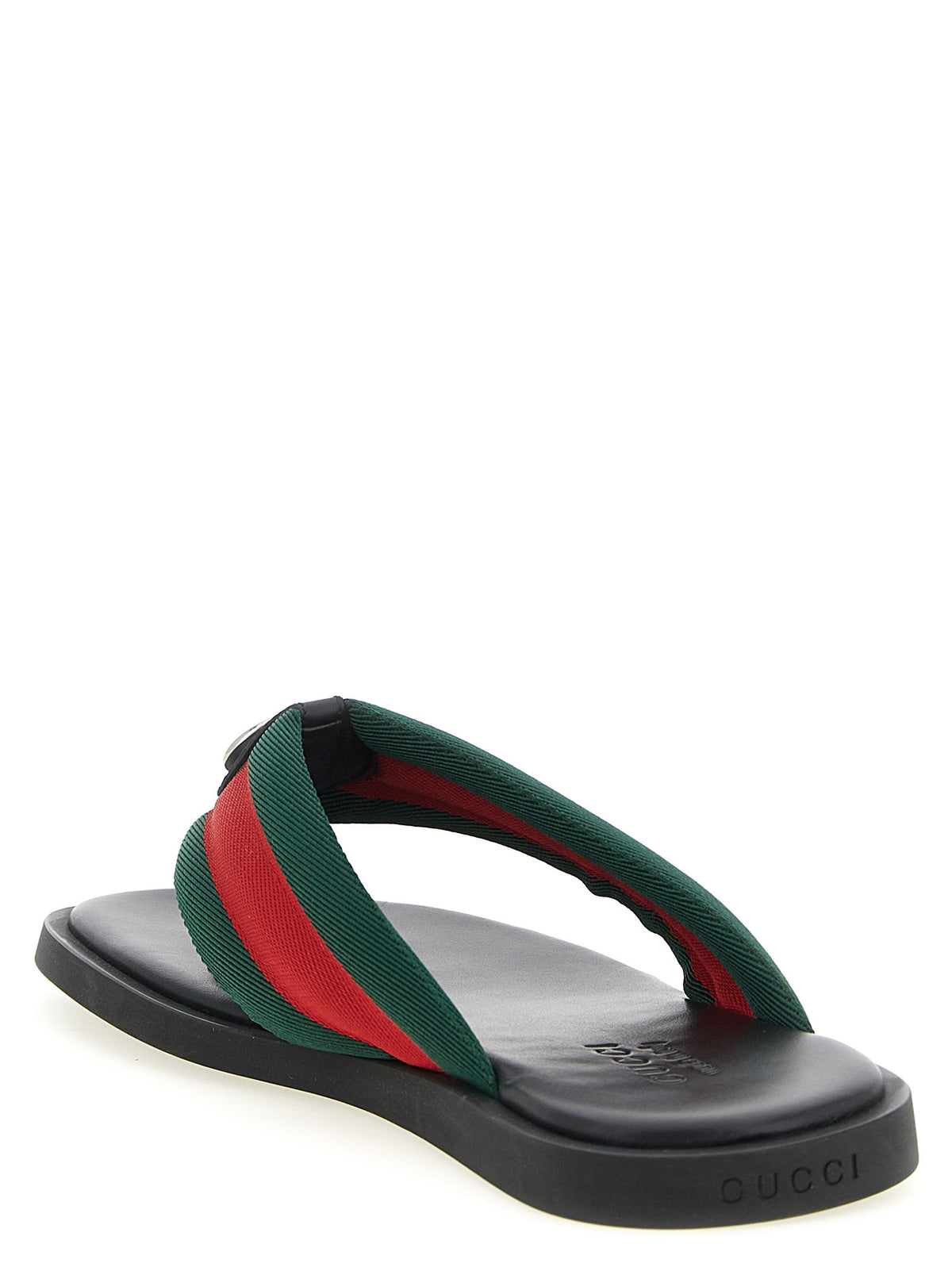 Gucci Incrocio GG Sandals Gold