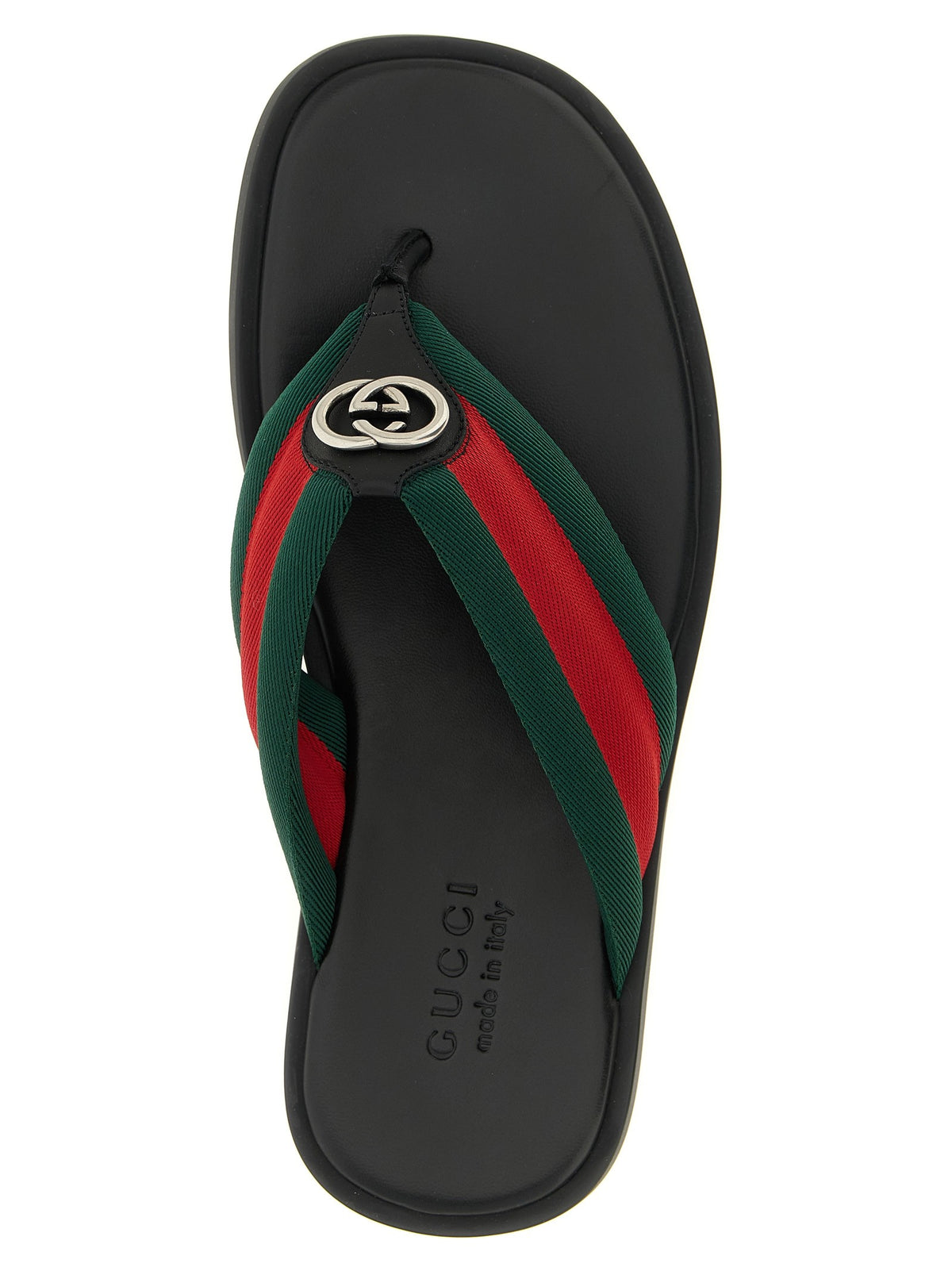 Gucci Incrocio GG Sandals Gold