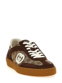 Gucci Incrocio GG Sneakers Brown