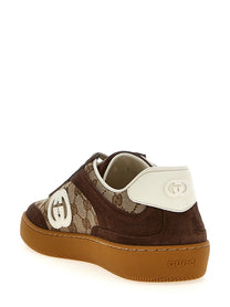 Gucci Incrocio GG Sneakers Brown