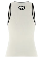 Gucci Incrocio GG Tank Top White, view 2