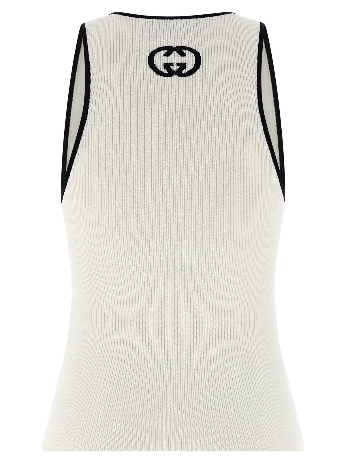 Gucci Incrocio GG Tank Top White