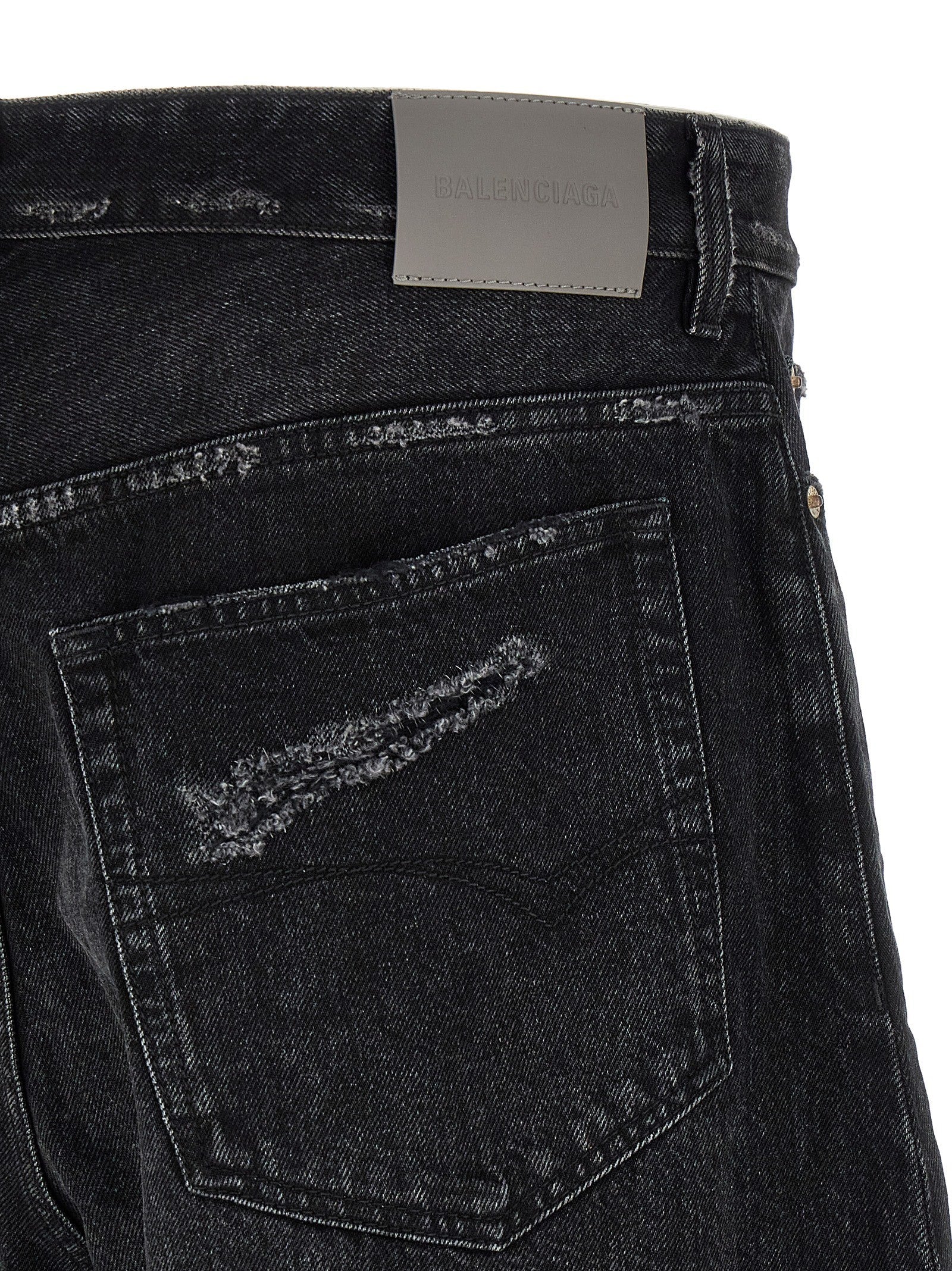 Balenciaga Incurvati Jeans Black