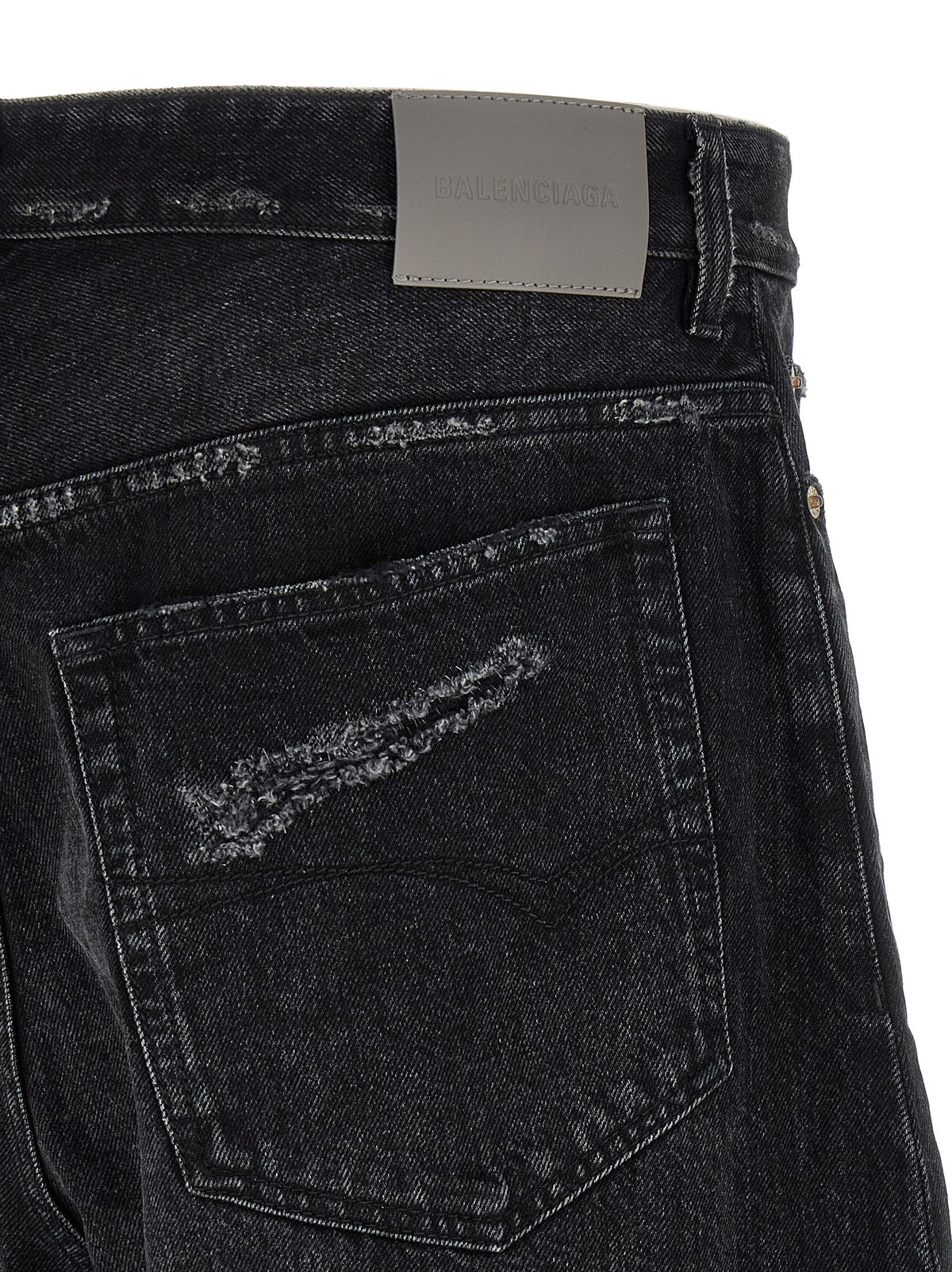 Balenciaga Incurvati Jeans Black
