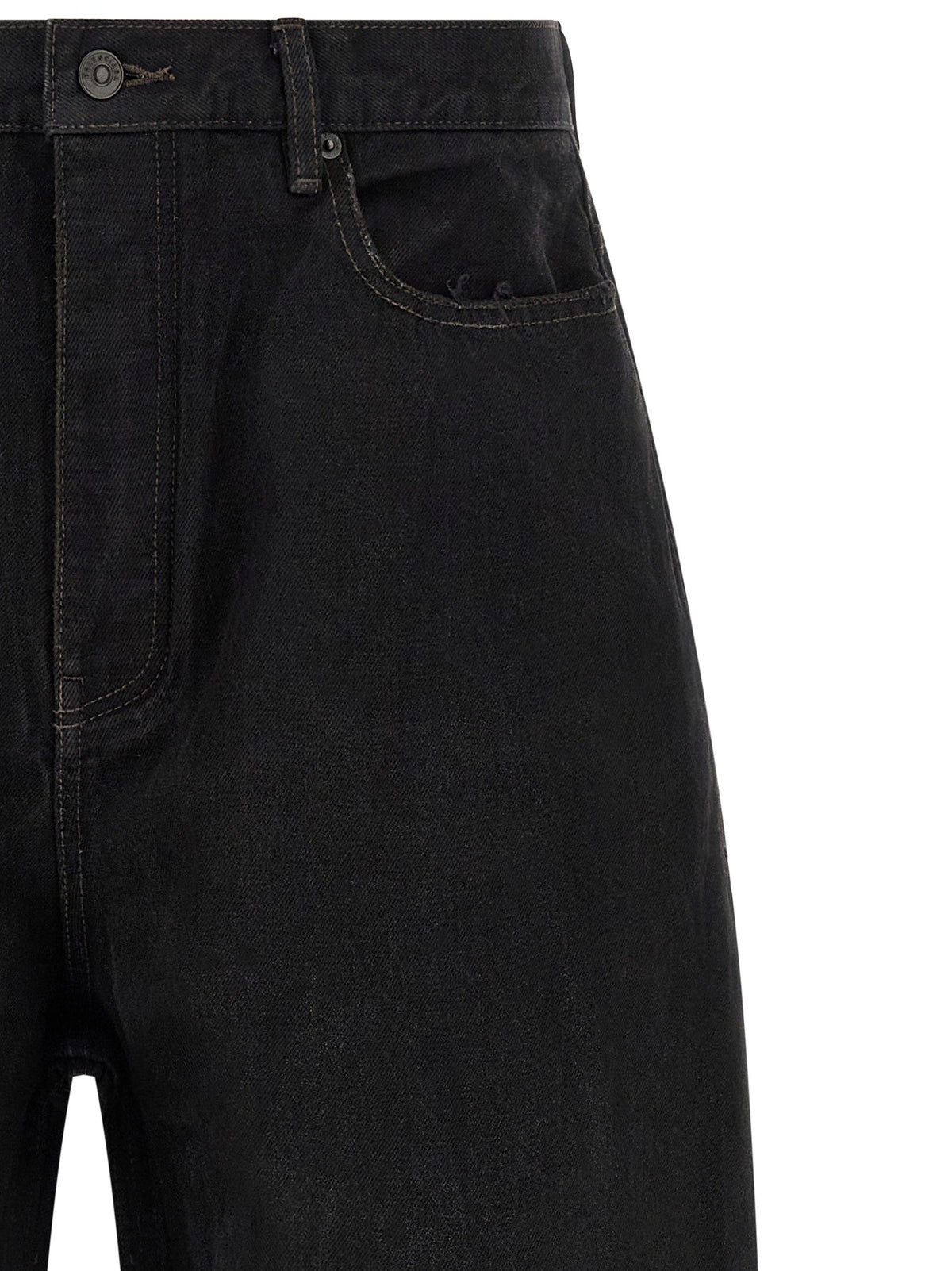 Balenciaga Incurvati Morbidi Jeans Black