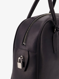 The Row Women's India Leather Handbag Black