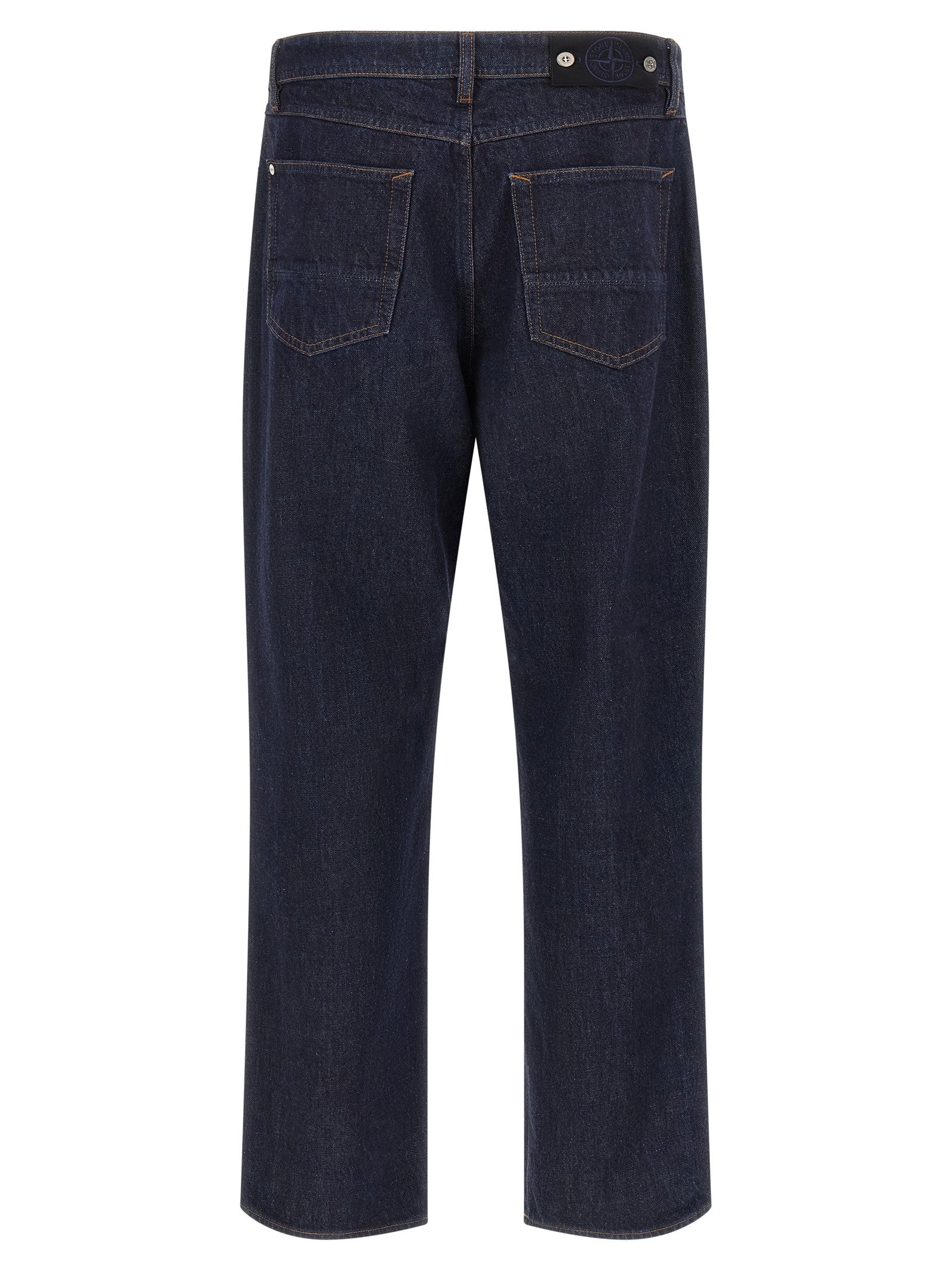 Stone Island Indigo Denim Rinsed Jeans Blue