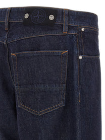Stone Island Indigo Denim Rinsed Jeans Blue