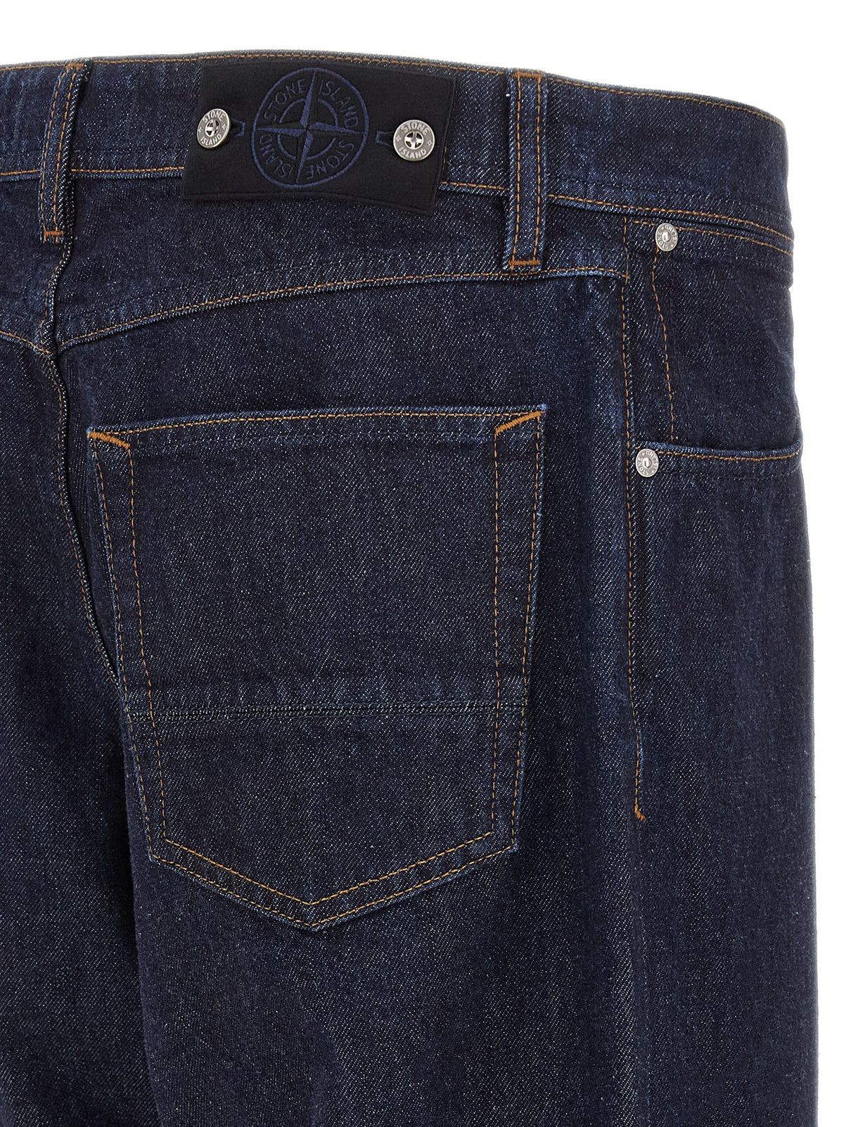 Stone Island Indigo Denim Rinsed Jeans Blue, view 4