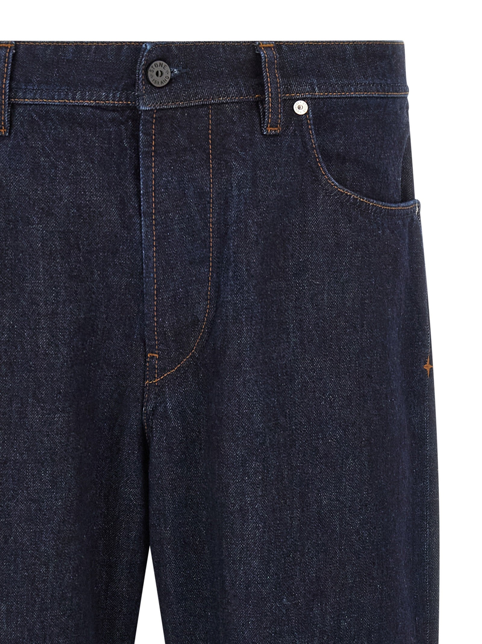Stone Island Indigo Denim Rinsed Jeans Blue