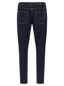 Stone Island Indigo Denim Rinsed Jeans Blue