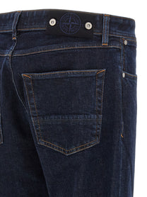Stone Island Indigo Denim Rinsed Jeans Blue