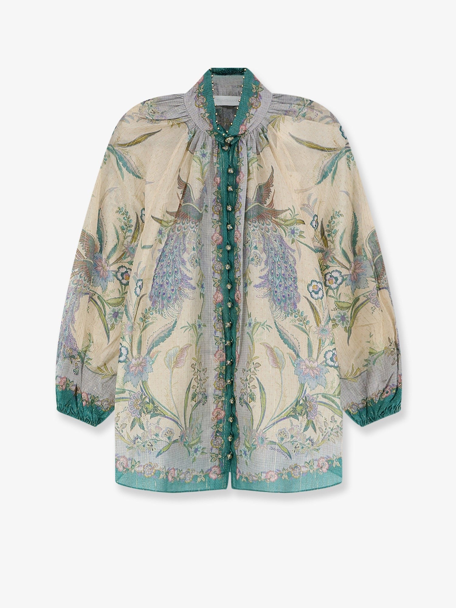 Zimmermann Women's Indra Cotton and Silk Shirt White