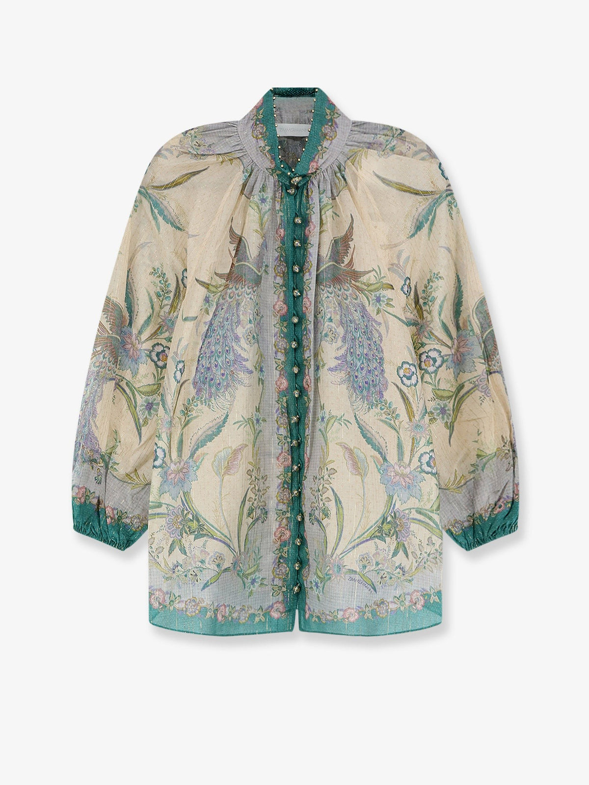 Zimmermann Women's Indra Cotton and Silk Shirt White