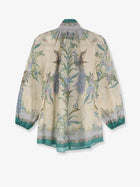 Zimmermann Women's Indra Cotton and Silk Shirt White
