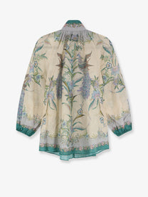 Zimmermann Women's Indra Cotton and Silk Shirt White