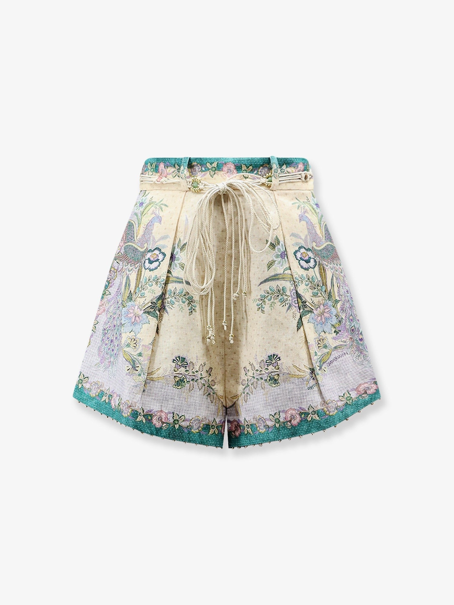 Zimmermann Women's Indra Cotton and Silk Shorts White