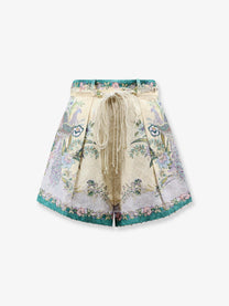 Zimmermann Women's Indra Cotton and Silk Shorts White