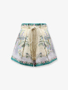 Zimmermann Women's Indra Cotton and Silk Shorts White