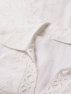 Zimmermann Women's Indra Long Ramie Dress White, view 3