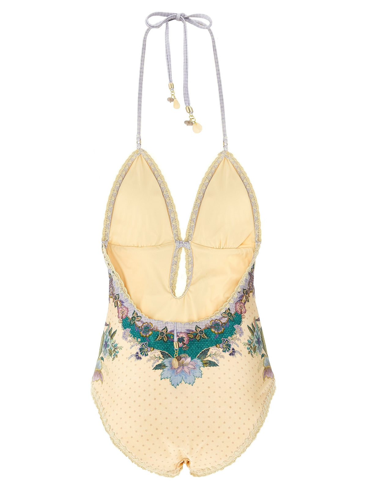 Zimmermann Indra One Piece Swimsuit Gold, view 2