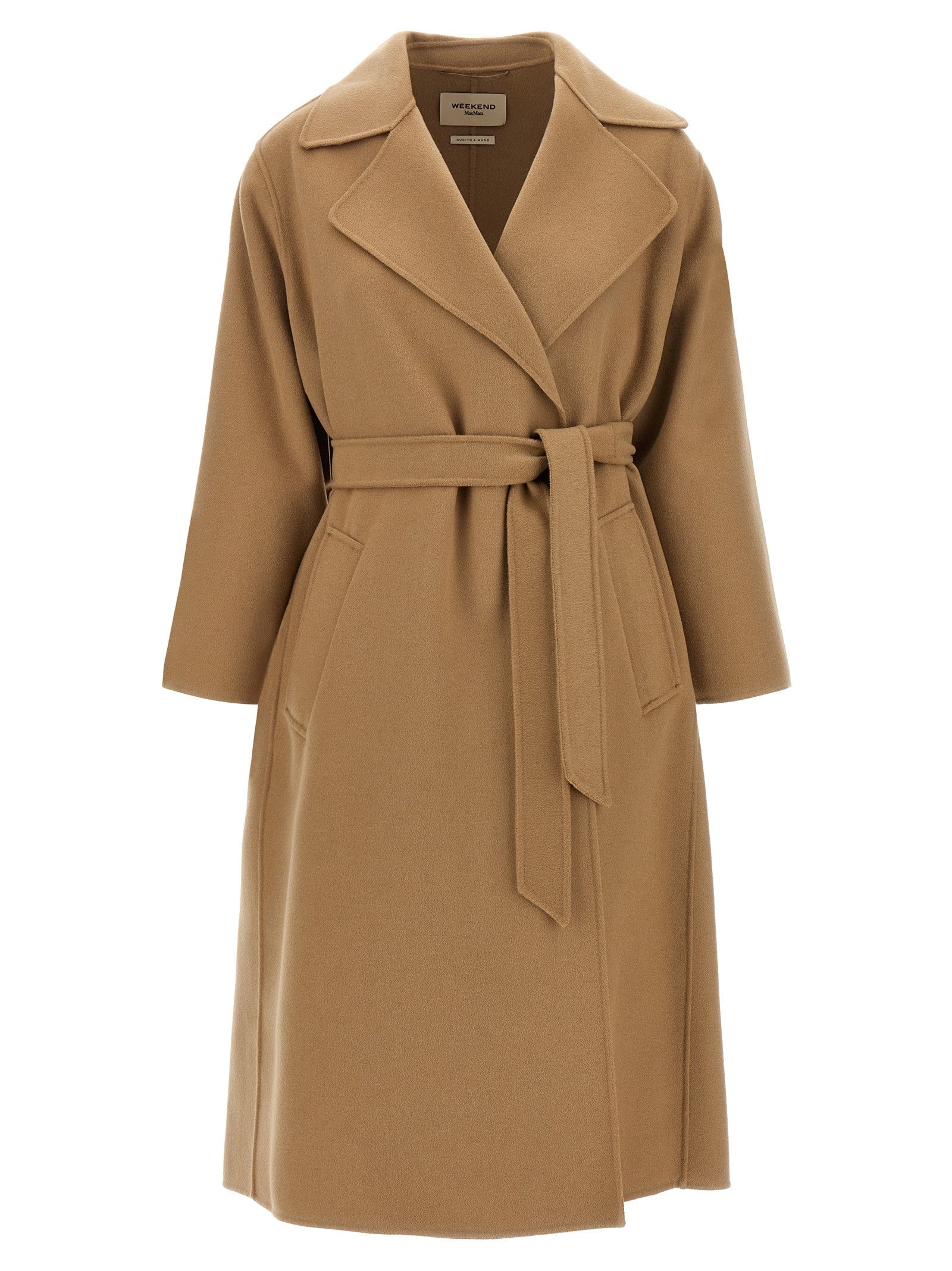 Weekend Max Mara Industrious Dressing Gown Coat Beige