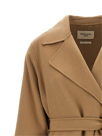 Weekend Max Mara Industrious Dressing Gown Coat Beige