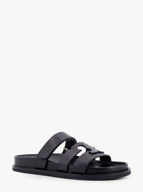 Tory Burch Women's Ines Leather Sandals Grey
