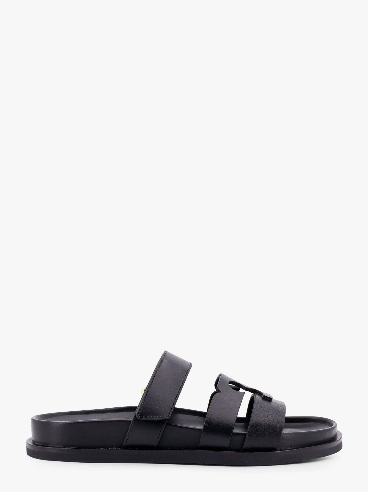 Tory Burch Women's Ines Leather Sandals Grey