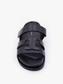 Tory Burch Women's Ines Leather Sandals Grey