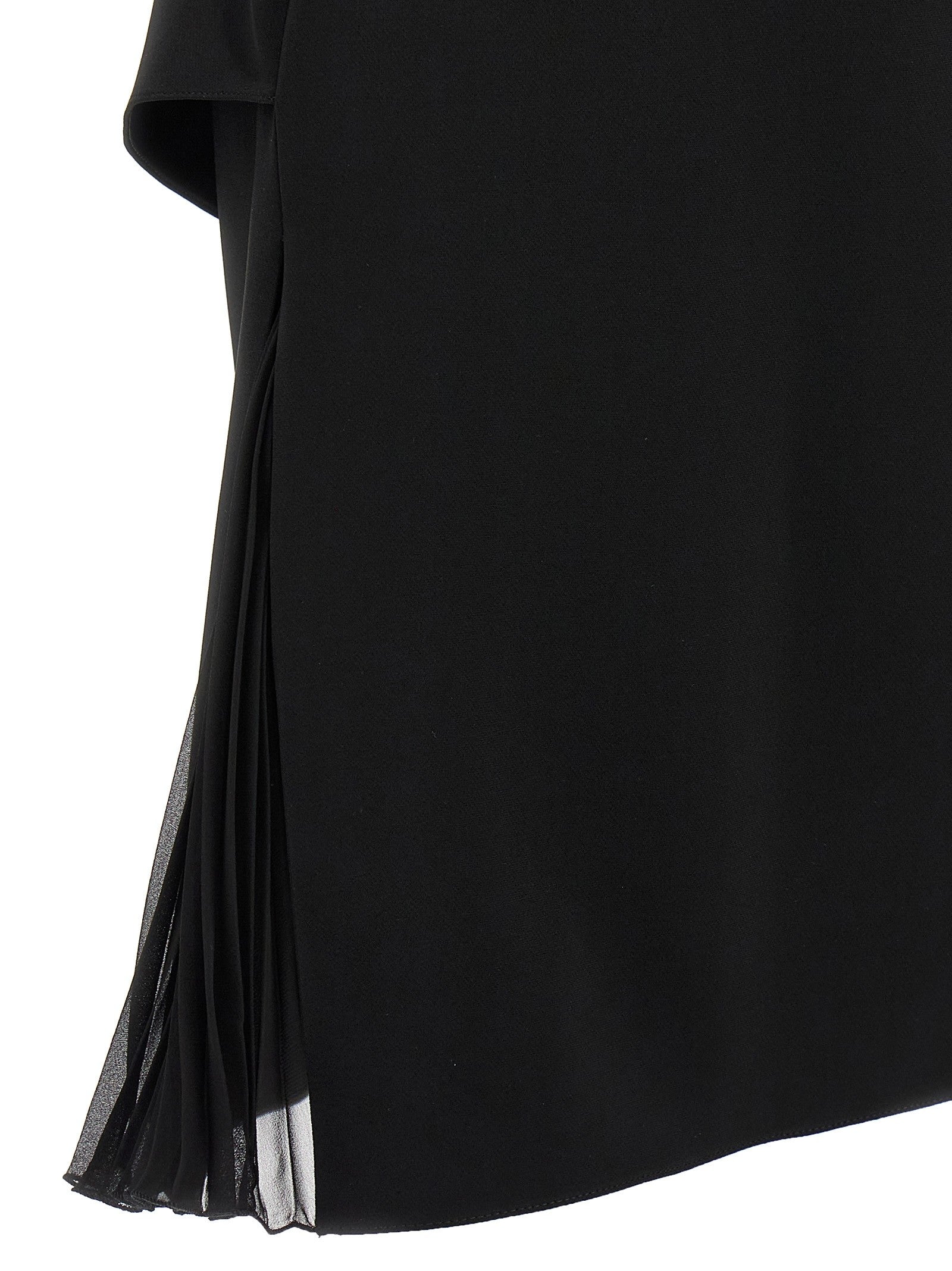 courrèges Infinty Pleats Line Dress Black