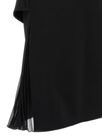 courrèges Infinty Pleats Line Dress Black
