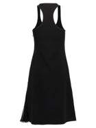 courrèges Infinty Pleats Line Dress Black, view 2