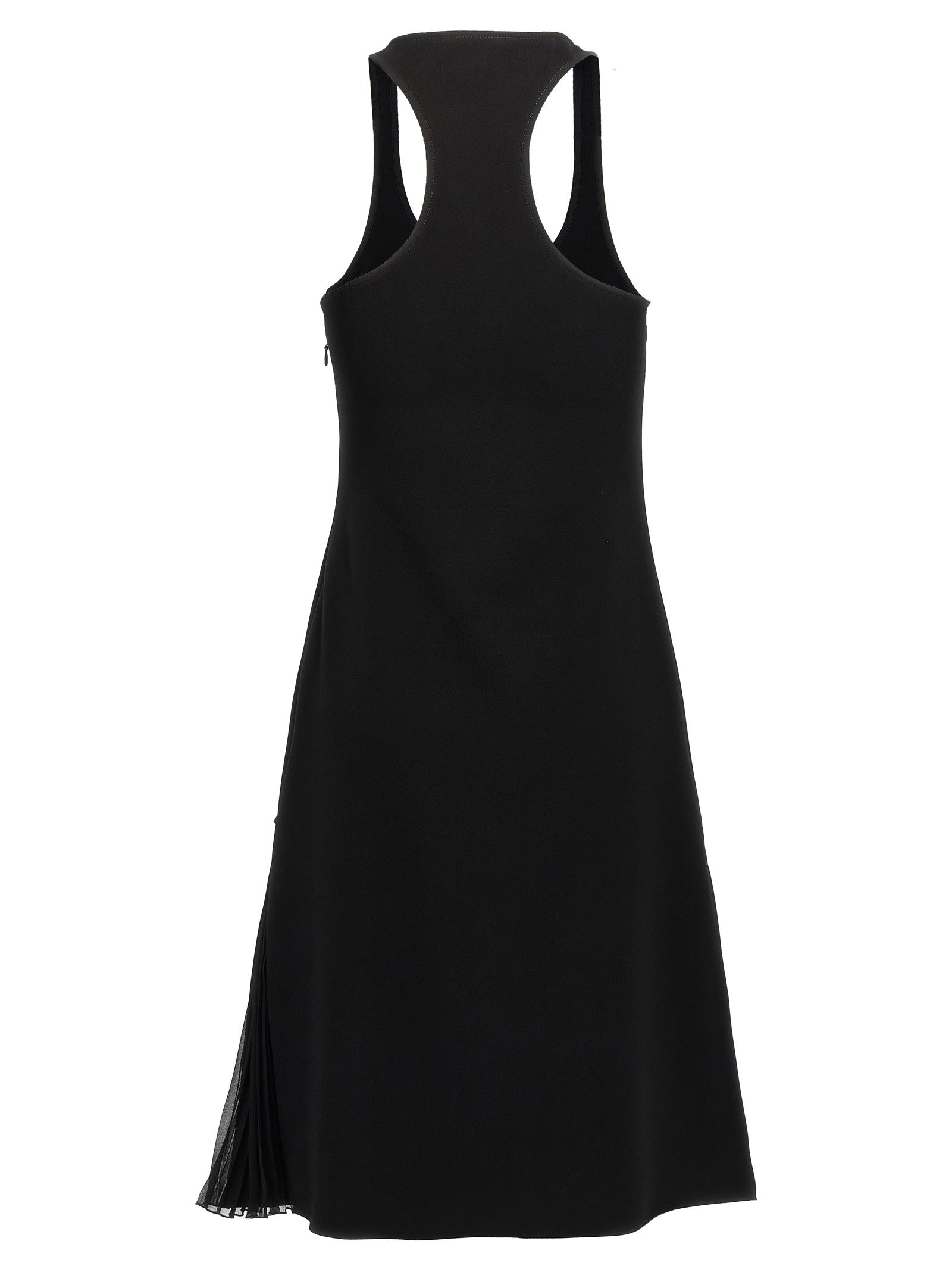 courrèges Infinty Pleats Line Dress Black