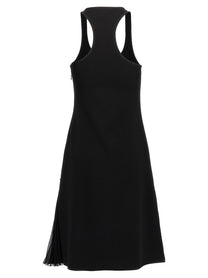 courrèges Infinty Pleats Line Dress Black