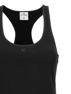 courrèges Infinty Pleats Line Dress Black, view 3
