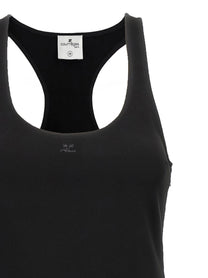 courrèges Infinty Pleats Line Dress Black