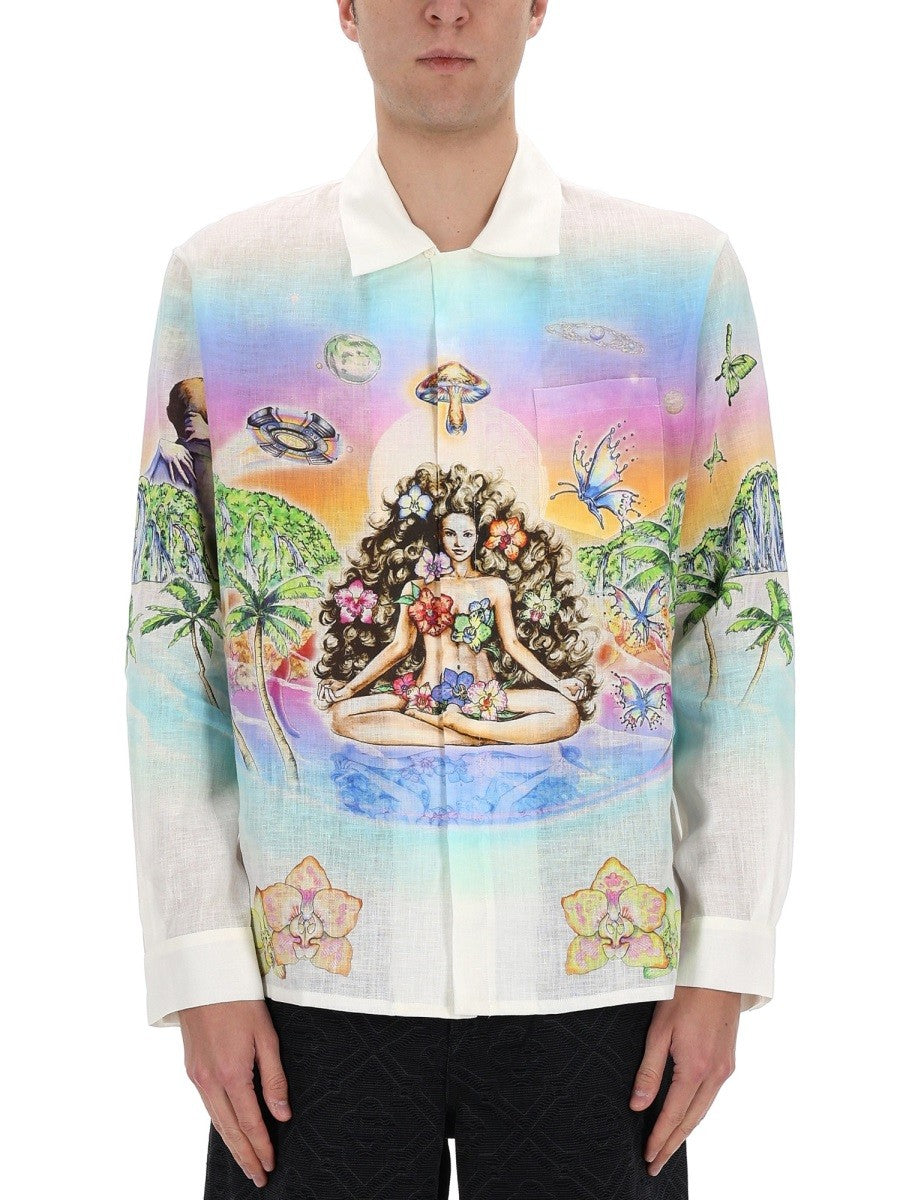 Casablanca Men's Innocence Shirt Multicolor