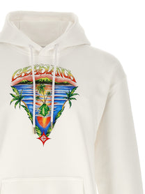 Casablanca Innocence Triangle Hoodie White